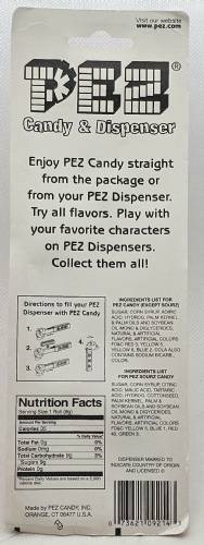 PEZ - Hearts - Valentine - Sweet - Italic White on Dark Purple