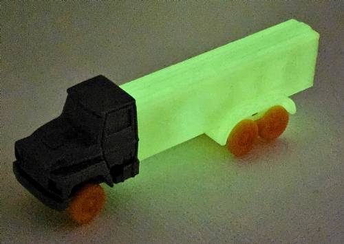 PEZ - Trucks - Misfits - Cab #R1 - Silver Cab, Orange Wheels - B