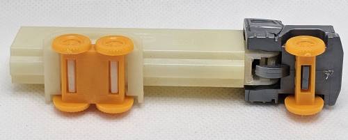 PEZ - Trucks - Misfits - Cab #R1 - Silver Cab, Orange Wheels - B