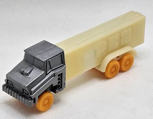 PEZ - Trucks - Misfits - Cab #R2 - Silver Cab, Orange Wheels - B