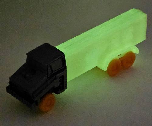 PEZ - Trucks - Misfits - Cab #R2 - Silver Cab, Orange Wheels - B