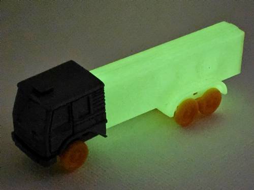 PEZ - Trucks - Misfits - Cab #R4 - Silver Cab, Orange Wheels - B