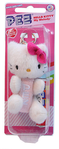 PEZ - Plush Dispenser - Hello Kitty - Hello Kitty - Pink Body