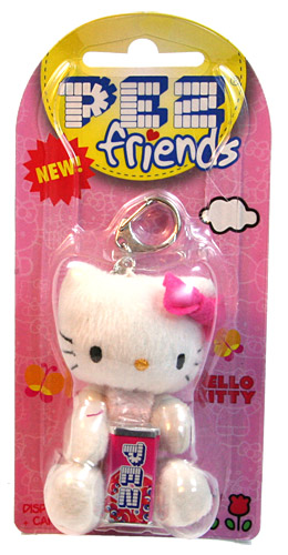 PEZ - Plush Dispenser - Hello Kitty - Hello Kitty - Pink Body