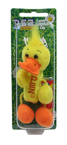 PEZ - Plush Dispenser - Hippity Hoppities - 2007 - Yellow Duck