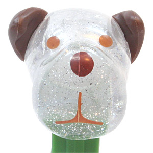PEZ - AWL / SOS - Christmas 2010 - Barky Brown - Crystal Glitter Head