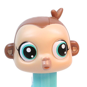 PEZ - Movie and Series Characters - Littlest Pet Shop - Monkey