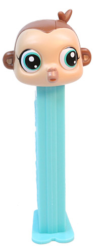 PEZ - Movie and Series Characters - Littlest Pet Shop - Monkey