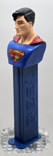 PEZ - Justice League - DC - Superman - dull logo, long eyebrow - A