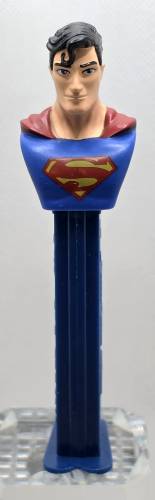 PEZ - Justice League - DC - Superman - dull logo, long eyebrow - A