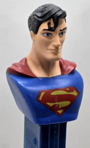 PEZ - Justice League - DC - Superman - dull logo, long eyebrow - A
