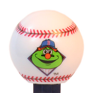 PEZ - MLB Balls - Mascot - Boston Red Sox Wally Mascot