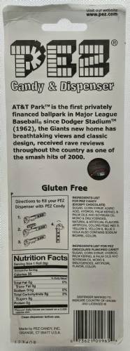 PEZ - Sports Promos - MLB Balls - Ball - San Francisco Giants - B