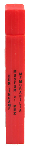 PEZ - Burlingame PEZ Museum - Regular Remake - Red Top