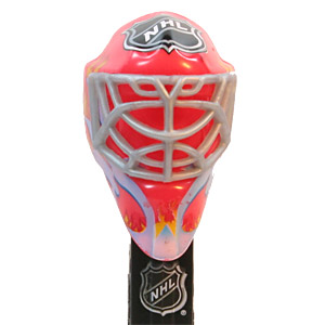 PEZ - Sports Promos - NHL - Mask - Red Fire