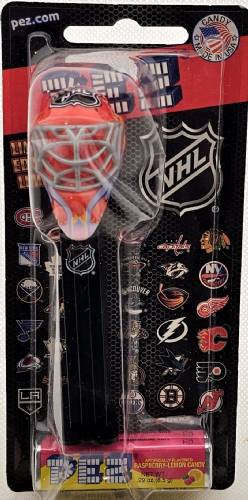 PEZ - Sports Promos - NHL - Mask - Red Fire