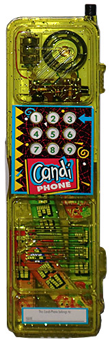 PEZ - Candy-Phone - Candi Phone - Yellow