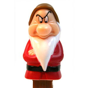 PEZ - Snow White and the Seven Dwarfs - French - Grincheux