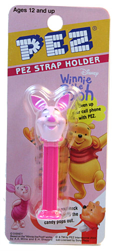 PEZ - Strap Holders - Winnie the Pooh - Piglet