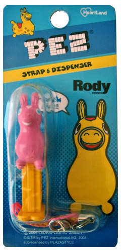 PEZ - Mini PEZ - Rody with Strap - Rody with Strap - Pink