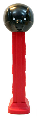 PEZ - Merry Music Makers - Pig Whistle - Black