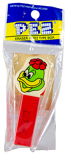 PEZ - Erasers - Eraser in PEZ Type Box - Duck with Flower