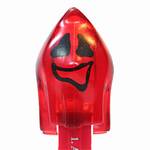 PEZ - Naughty Neil  Crystal Red on Silver imprint