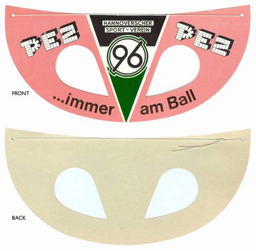 PEZ - Paper Masks - German Soccer - Hannover 96