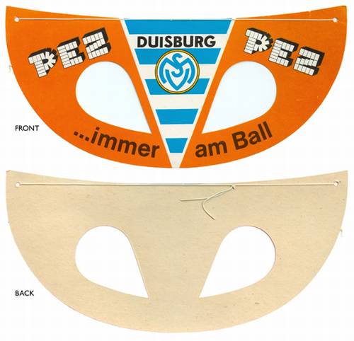 PEZ - Paper Masks - German Soccer - MSV Duisburg