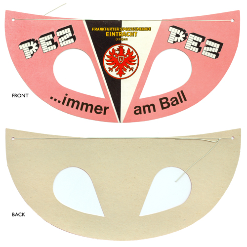 PEZ - Paper Masks - German Soccer - Eintracht Frankfurt
