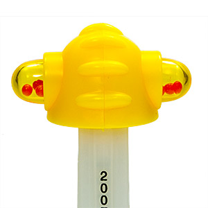 PEZ - Minnesota PEZ 2007 - Rocket Pen / Candy Pen - Yellow