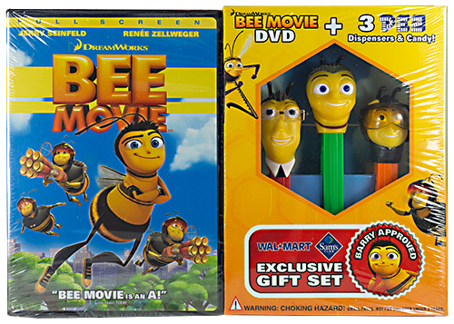 PEZ - Dreamworks Movies - Bee Movie - Collectors Set with DVD