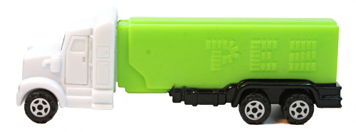 PEZ - Series E - Truck - Near white cab, light green trailer
