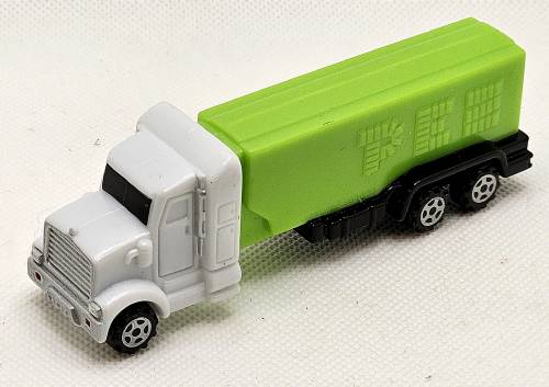 PEZ - Series E - Truck - Near white cab, light green trailer