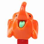 PEZ - Big Top Elephant (Flat Hat)  Orange/Red/Aqua