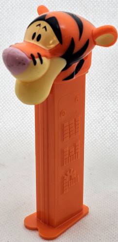 PEZ - Winnie the Pooh - Tigger - Orange Neck, pink nose - A