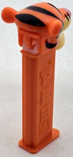 PEZ - Winnie the Pooh - Tigger - Orange Neck, pink nose - A