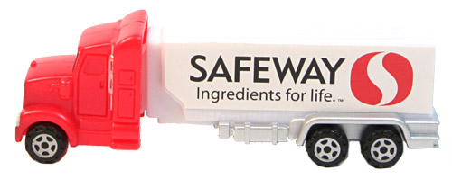 PEZ - Advertising Safeway - Truck - Red cab, white truck