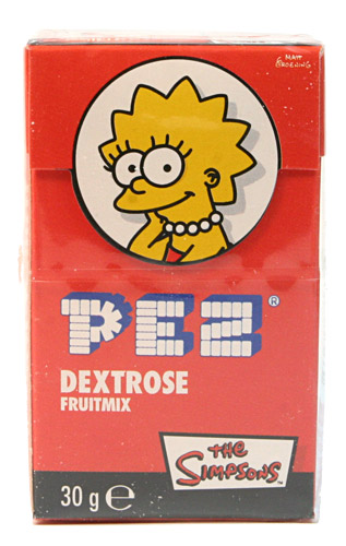 PEZ - Dextrose Packs - Simpsons Lisa