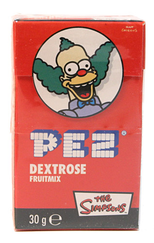 PEZ - Dextrose Packs - Simpsons Crusty