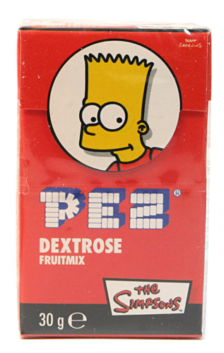 PEZ - Dextrose Packs - Simpsons Bart