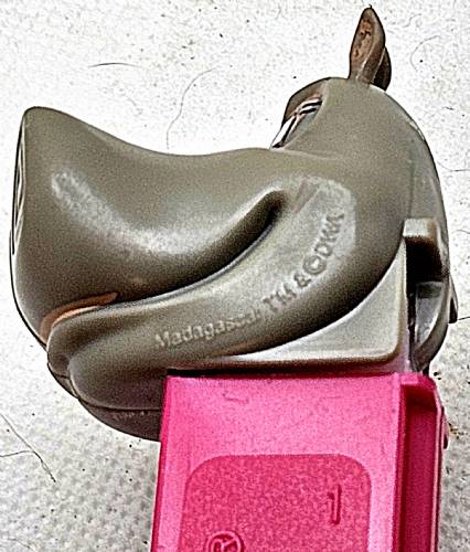 PEZ - Dreamworks Movies - Madagascar - Gloria - unpainted ears