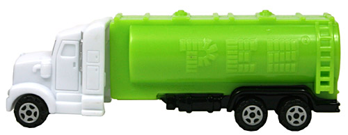 PEZ - Series E - Truck - Near white cab, light green tanker