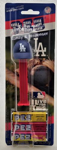 PEZ - Sports Promos - MLB Caps - Cap - Los Angeles Dodgers