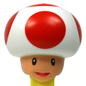 PEZ - Animated Movies and Series - Nintendo - Toad - nude neck