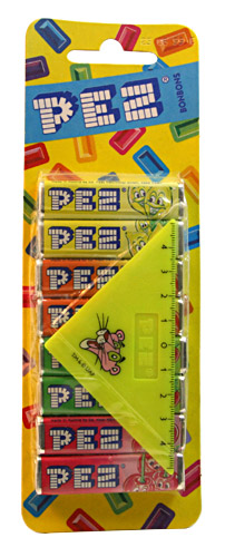 PEZ - Rulers - Triangle - Yellow - Pink Panther