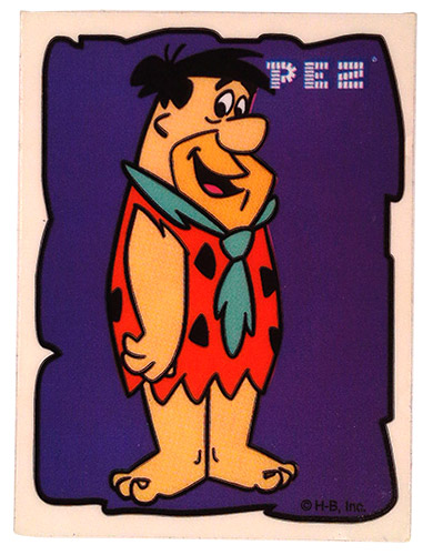 PEZ - Flintstones - Small Single Border - Fred Flintstone Standing