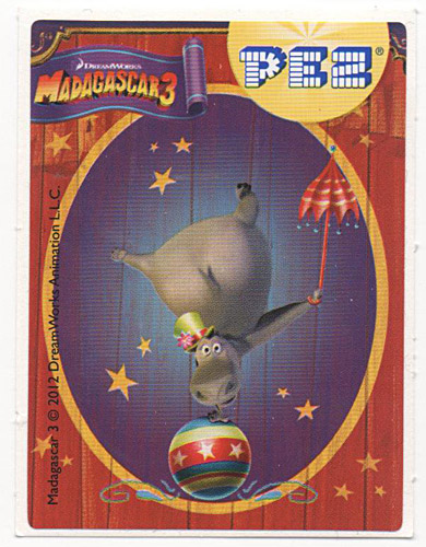 PEZ - Stickers - Madagascar 3 - Gloria balancing