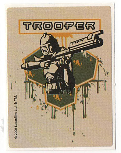 PEZ - Stickers - Star Wars Clone Wars - Clone Trooper