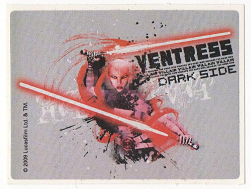 PEZ - Stickers - Star Wars Clone Wars - Asajj Ventress